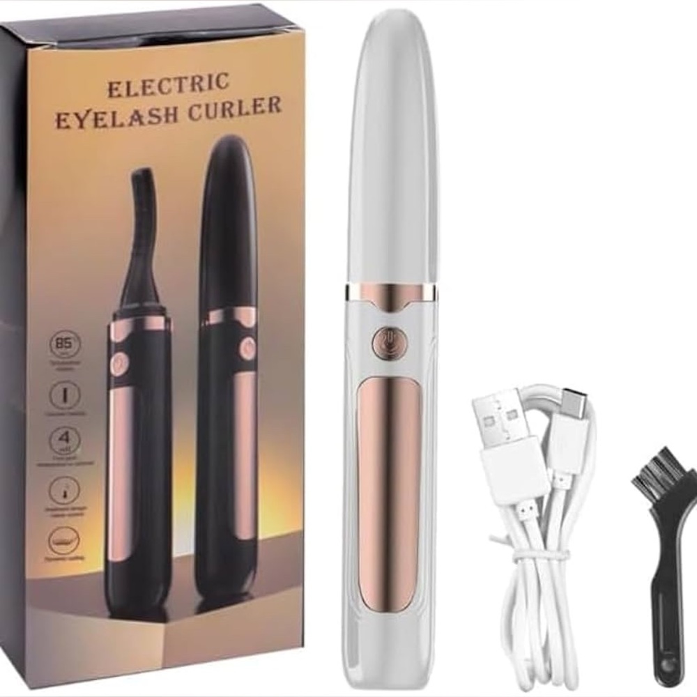 Heated Eyelash Curler Sith Led Display and USB Charger, New, No Box